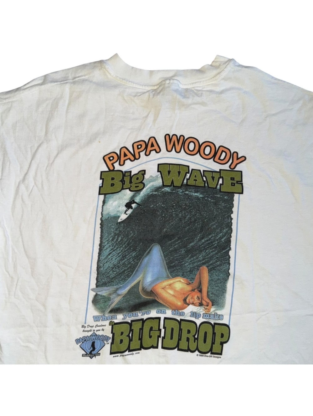 Papa Woody Vintage 1998 Mermaid Big Drop T-shirt